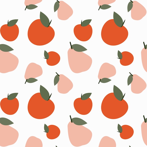 Patrón sin costuras de frutas Una colección de frutas para pancartas de fondo papel tapiz papel de regalo