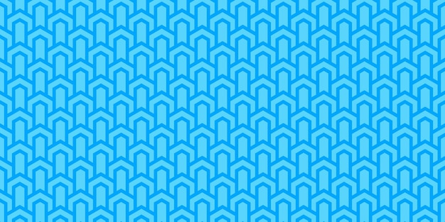 Patrón sin costuras geométrico azul en el arte de estilo Bello fondo