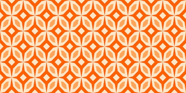 Patrón sin costuras geométrico de color naranja para papel tapiz y fondo