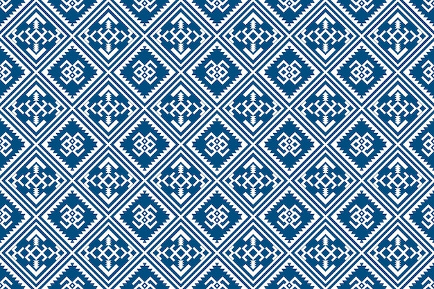 Patrón sin costuras geométrico étnico oriental tradicional Diseño para telón de fondo papel tapiz ropa navajo Batik envoltura tela tribal bordado estilo sadu Ilustración vectorial