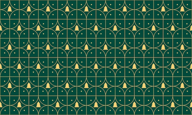 Patrón sin costuras geométrico de Navidad con íconos planos de Navidad Elementos para papel de embalaje