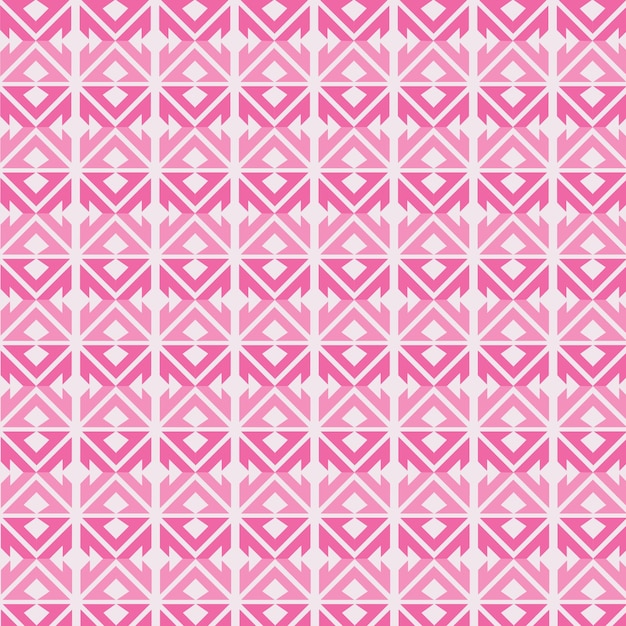 Patrón sin costuras geométrico rosado