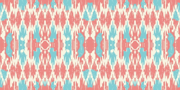 Un patrón sin costuras geométrico tribal geometrico batik ikat estilo azteca patrón sin costura étnico boho