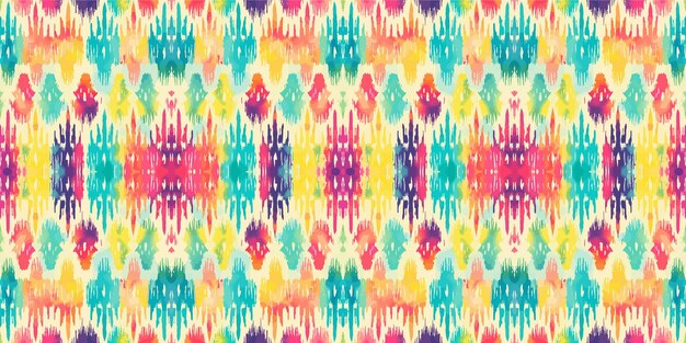 Un patrón sin costuras geométrico tribalgeométrico batik ikat estilo azteca patrón sin costura étnico boho