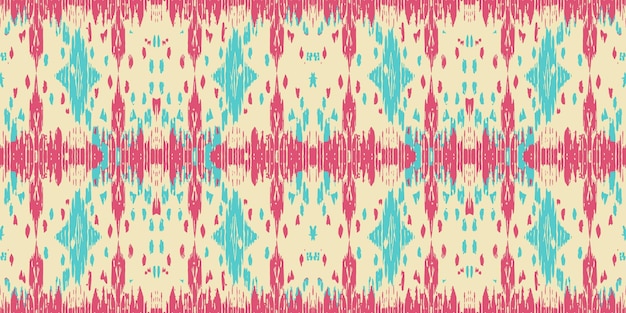 Un patrón sin costuras geométrico tribalgeométrico batik ikat estilo azteca patrón sin costura étnico boho