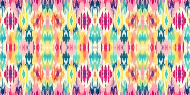 Un patrón sin costuras geométrico tribalgeométrico batik ikat estilo azteca patrón sin costura étnico boho