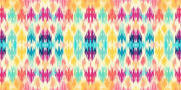 Un patrón sin costuras geométrico tribalgeométrico batik ikat estilo azteca patrón sin costura étnico boho