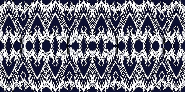 Un patrón sin costuras geométrico tribalgeométrico batik ikat estilo azteca patrón sin costura étnico boho