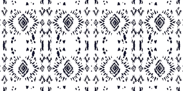 Un patrón sin costuras geométrico tribalgeométrico batik ikat estilo azteca patrón sin costura étnico boho