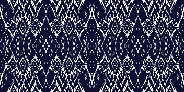 Un patrón sin costuras geométrico tribalgeométrico batik ikat estilo azteca patrón sin costura étnico boho