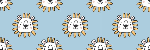 El patrón sin costuras de la guardería de dibujos animados