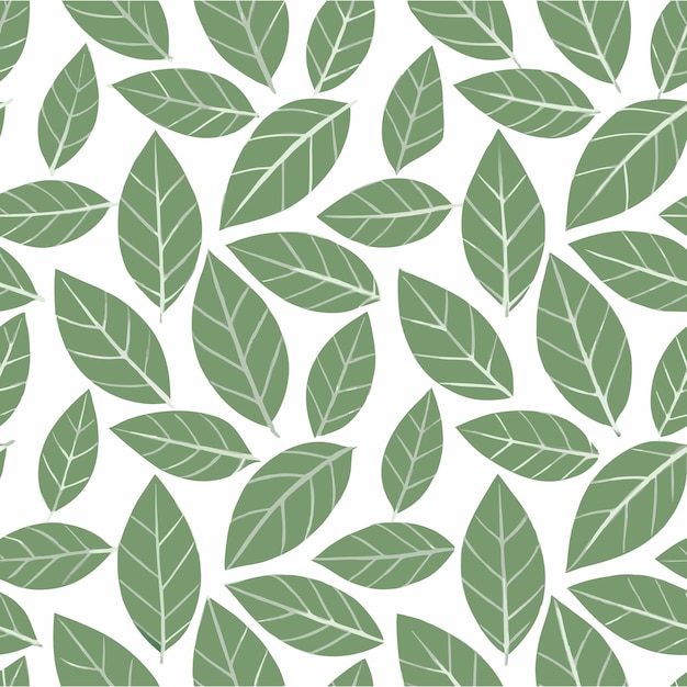 Patrón sin costuras de hoja de palma arte de línea de plantas verdes fondo de follaje tropical papel tapiz floral exótico