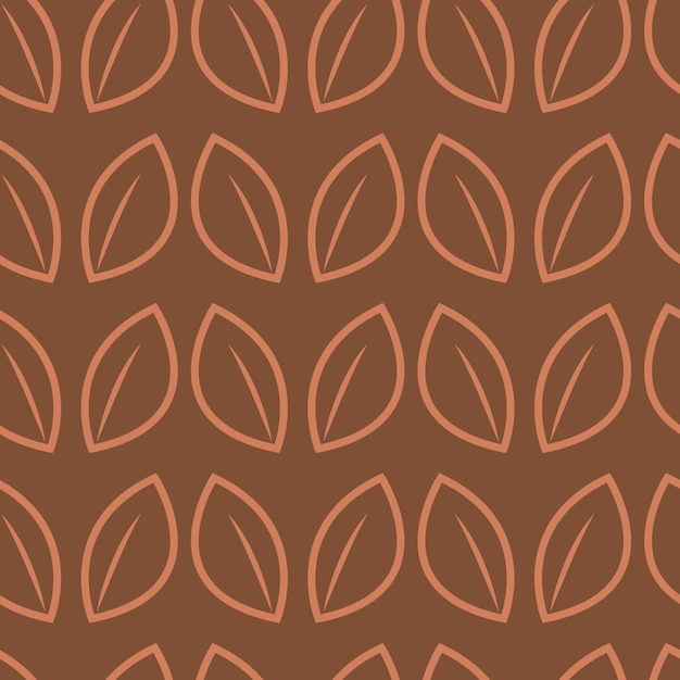 Patrón sin costuras con hojas a base de hierbas botánico vector ilustración gráfico fondo papel tapiz diseño elegante estampado floral tela textil papel álbum de recortes