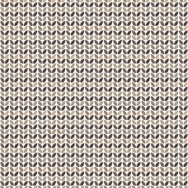 Patrón sin costuras de hojas marrones claras y oscuras Fondo elegante para una variedad de texturas de diseño impresas en papel tapiz de tela embalaje de papel Ilustración vectorial