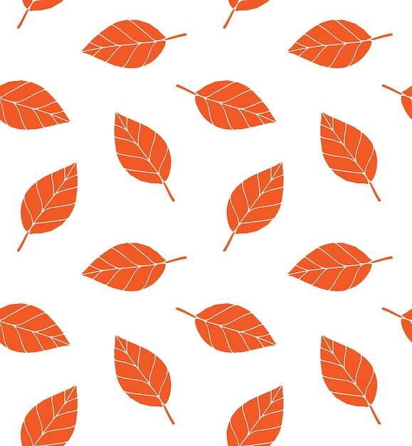 El patrón sin costuras de las hojas de otoño
