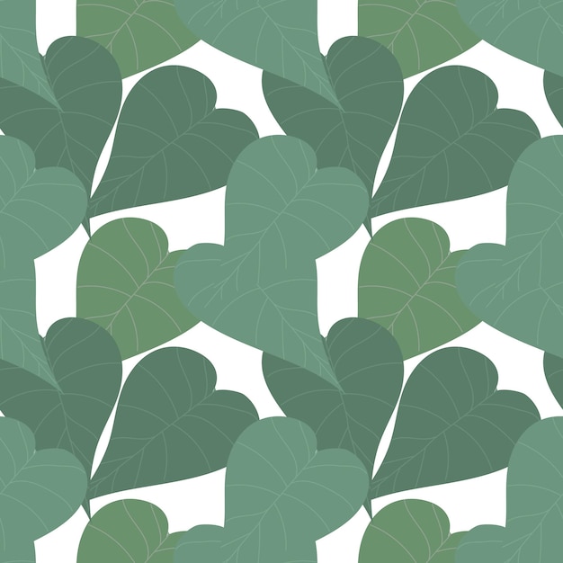 Patrón sin costuras de hojas tropicales sobre un fondo blanco imprimir papel tapiz textil