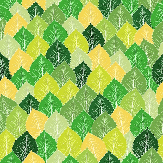 Patrón sin costuras de hojas tropicales verdes para estampado textil de tela o papel tapiz