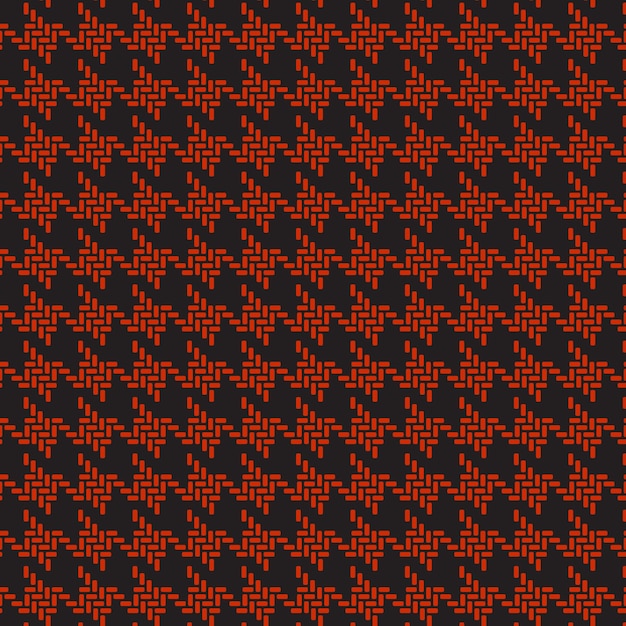 Patrón sin costuras de Houndstooth rojo Repetición de la textura de Pepito Patrón de Houndtooth para ropa textil