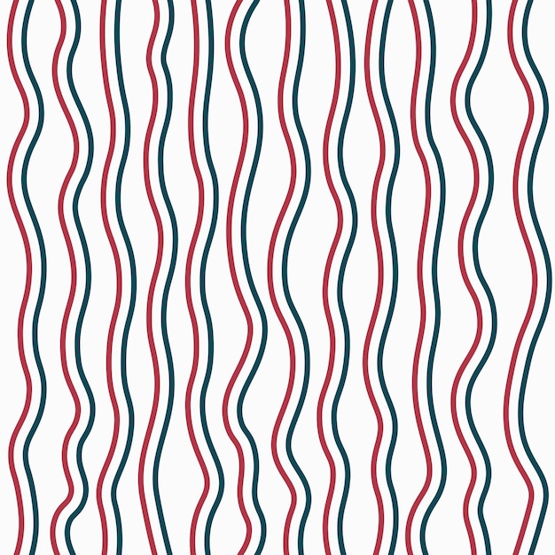patrón sin costuras con ilustración de ondas