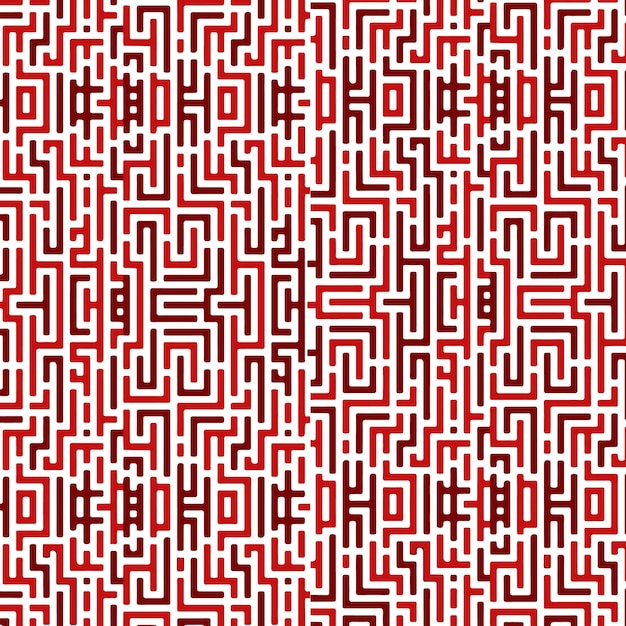 Patrón sin costuras laberinto abstracto fondo geométrico