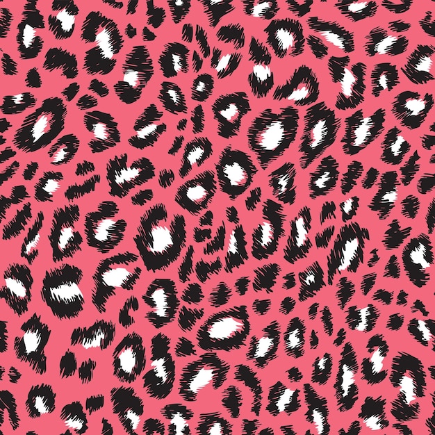 Patrón sin costuras de leopardo colorido. Diseño abstracto de leopardo de piel animal. Jaguar, leopardo, guepardo, pa