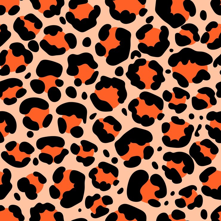 Patrón sin costuras de leopardo colorido Textura elegante de moda Telón de fondo de vector de piel salvaje