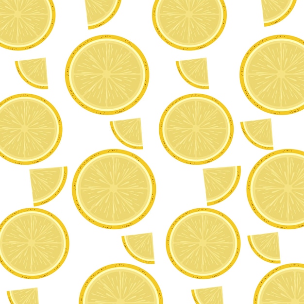 Un patrón sin costuras de limones dibujados a mano fondo de cítricos perfecto para el textil utilizado en el jugo