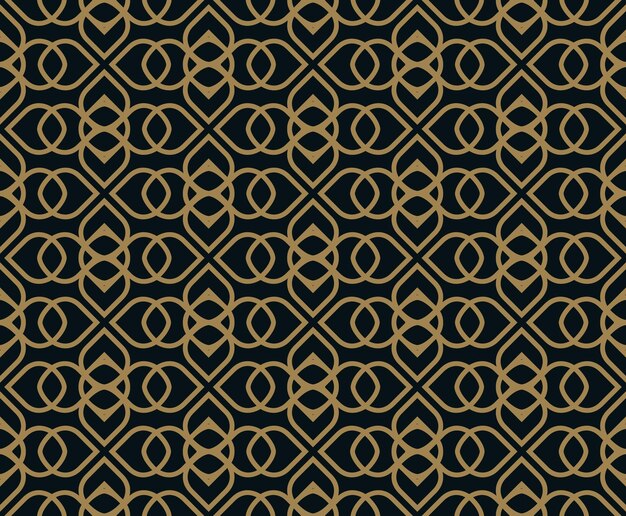 Patrón sin costuras Líneas gráficas ornamento Floral elegante fondo