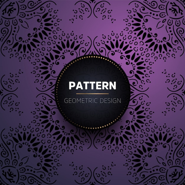 patrón sin costuras mandala vintage