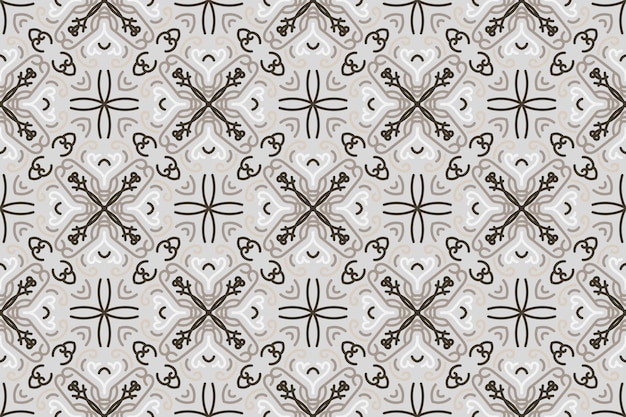 patrón sin costuras con mariposas en un vector de fondo gris