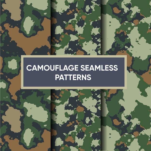 Patrón sin costuras militar de camuflaje