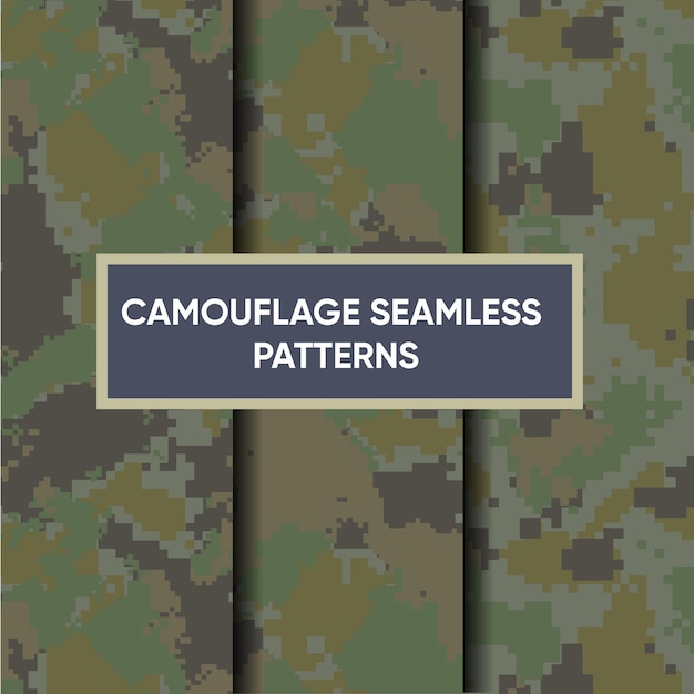 Patrón sin costuras militar de camuflaje