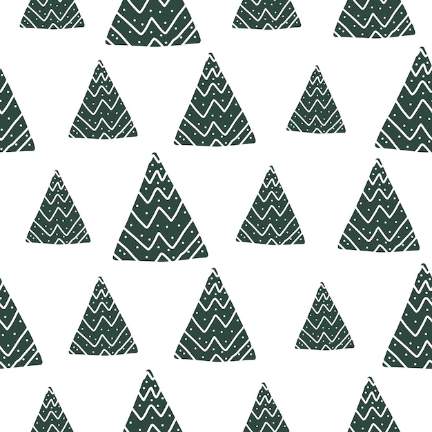 Patrón sin costuras de moda con formas geométricas a rayas de garabatos azul oscuro