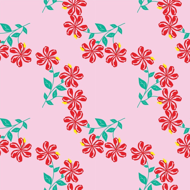 Patrón sin costuras con motivos florales que se pueden imprimir para telas, manteles, mantas, camisas, vestidos