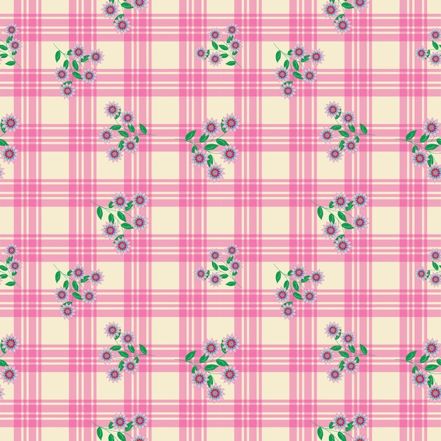 Patrón sin costuras con motivos florales que se pueden imprimir para telas, manteles, mantas, camisas, vestidos