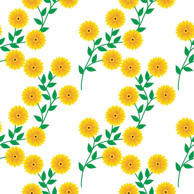 Patrón sin costuras con motivos florales que se pueden imprimir para telas, manteles, mantas, camisas, vestidos