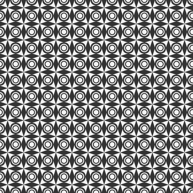 Patrón sin costuras de muchas formas geométricas Composición sin costuras Una plantilla para fondos impresiones texturas ideas creativas para empaquetar ropa y elementos decorativos