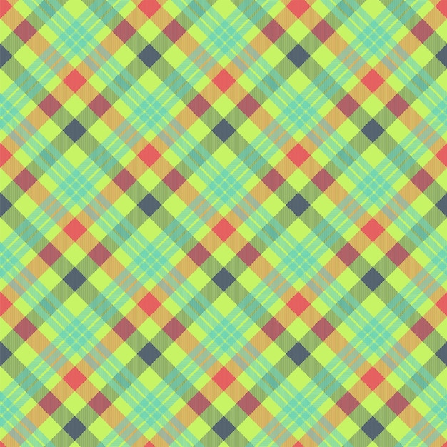 Patrón sin costuras multicolor tartán
