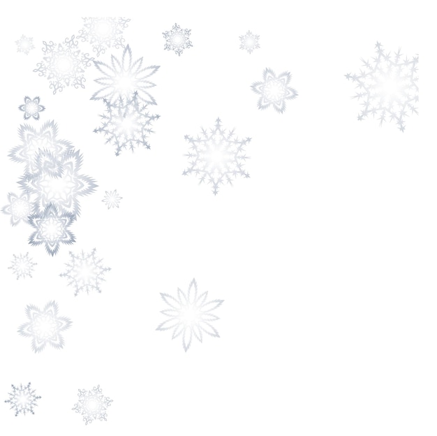 Patrón sin costuras de Navidad con copos de nieve fondo abstracto