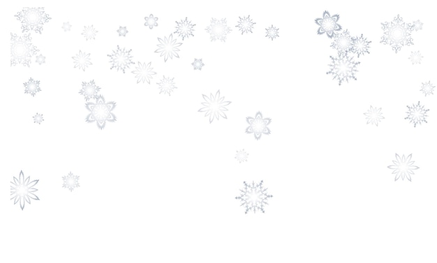 Patrón sin costuras de Navidad con copos de nieve fondo abstracto