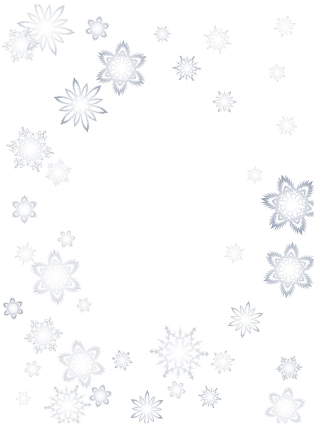 Patrón sin costuras de Navidad con copos de nieve fondo abstracto