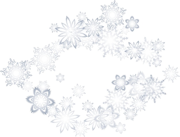 Patrón sin costuras de Navidad con copos de nieve fondo abstracto
