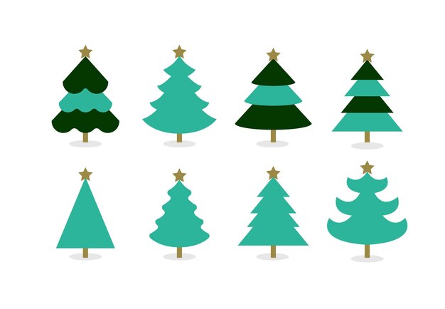 Patrón sin costuras de Navidad con fuegos artificiales, árbol, reno, ilustración vectorial editable para diseño gráfico