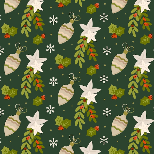 Patrón sin costuras de Navidad