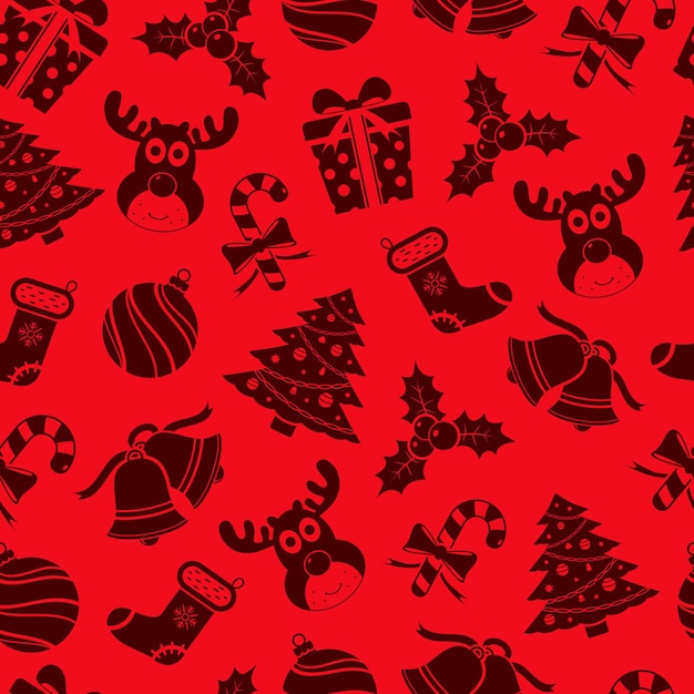 Patrón sin costuras de Navidad