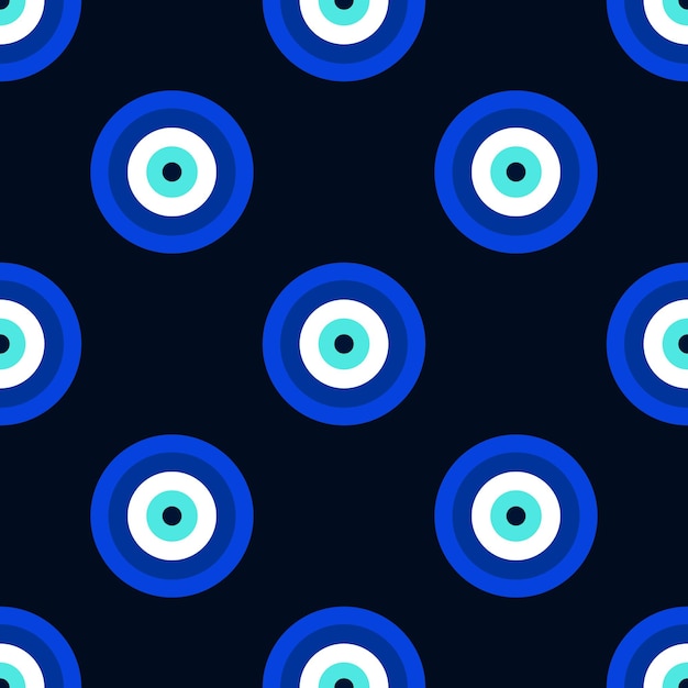 Patrón sin costuras con Nazar una cuenta del mal de ojo