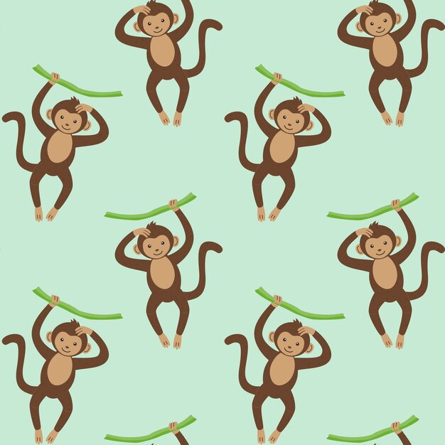 El patrón sin costuras de los niños con un animal