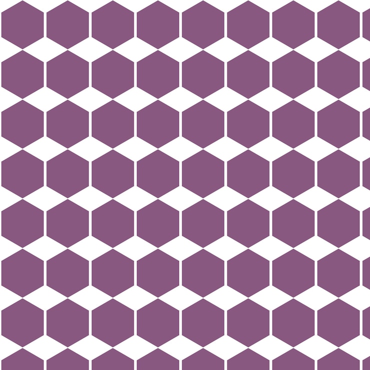 Vector patrón de costuras onduladas de colores simples