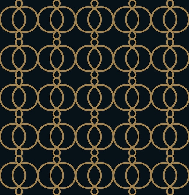 Patrón sin costuras Ornamento lineal elegante Fondo elegante geométrico Vector textura repetitiva