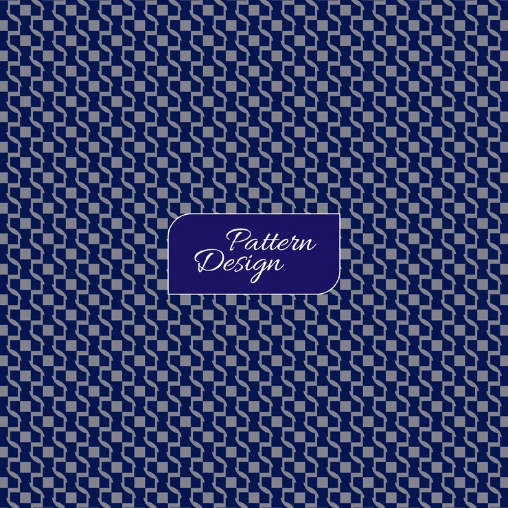 Patrón sin costuras patrón elegante fondo azul